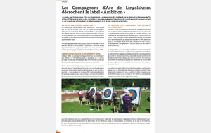 Le club labellisé par la FFTA