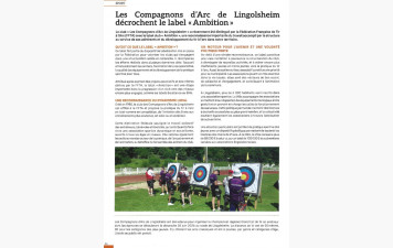 Le club labellisé par la FFTA